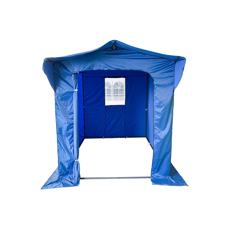 Structura de corturi de tent pliabil 50mm din aluminiu + 4 părți duble PVC 520g/m² Tarp pentru nevoi profesionale sau Utilizare zilnică albastru