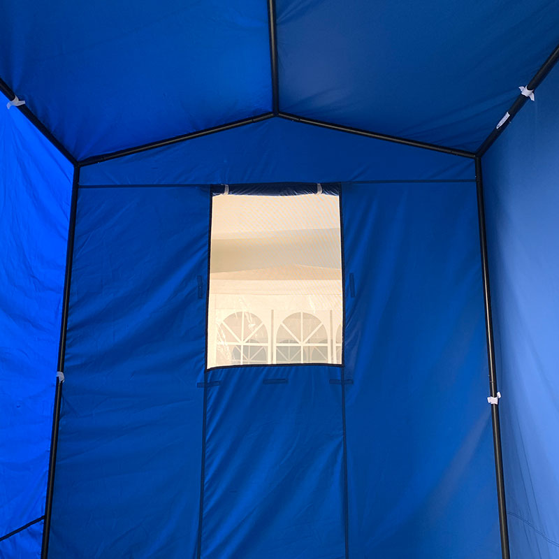 Structura de corturi de tent pliabil 50mm din aluminiu + 4 părți duble PVC 520g/m² Tarp pentru nevoi profesionale sau Utilizare zilnică albastru