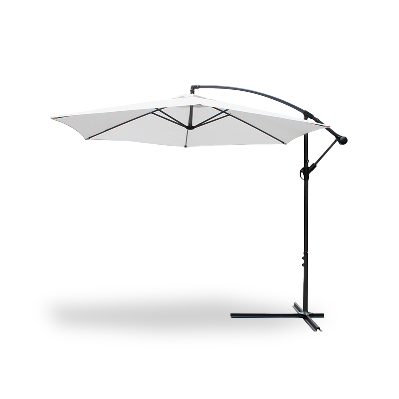 Terasa exterioară 10 'Umbrelă agățată Umbra Sun nu/T Cross Base
