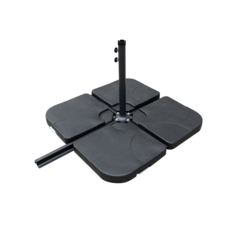 Terasa exterioară 10 'Umbrelă agățată Umbra Sun nu/T Cross Base